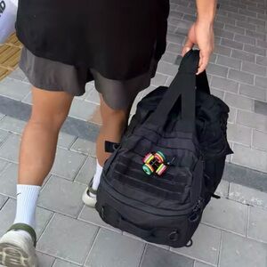 30L Tactical 3-Way Duffle Backpack – Black | Convertible Gym & Travel Bag